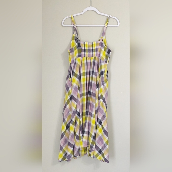 Torrid Yellow and Purple Plaid Dress - Picture 5 of 7